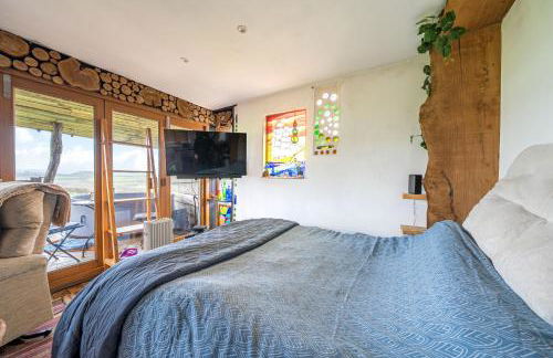 Cosy rustic cabin with hot tub and country views - Foto 42