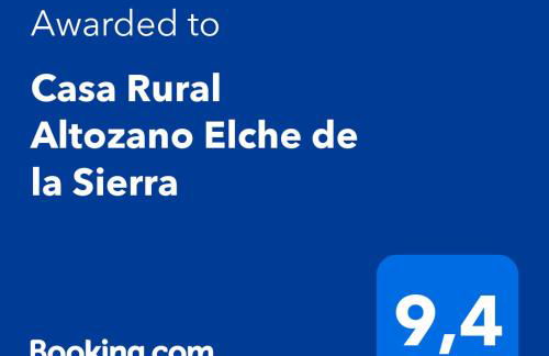 Casa Rural Altozano Elche de la Sierra - Foto 2