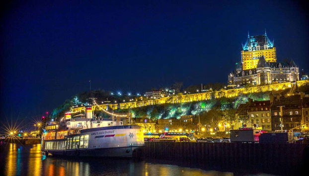 Iluminação noturna de Quebec