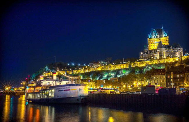 Balade de nuit en bateau à Québec - Foto 4