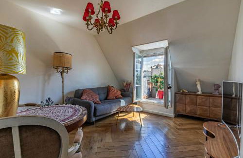 Paris Centre Dernier Étage Vue Ascenseur - Foto 2