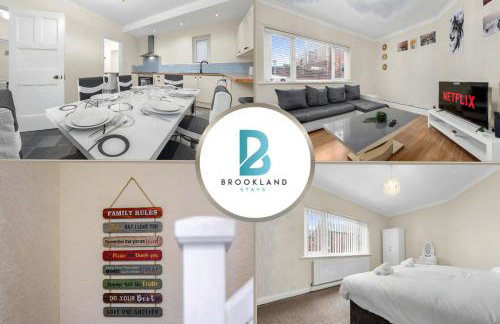 Two Bedroom House by Brookland Stays Serviced Accommodation Short Lets Middleton with Free WiFi - Foto 1