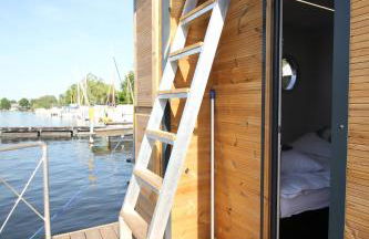 Festliegende Wohnboote Marina Niederhavel - Foto 6