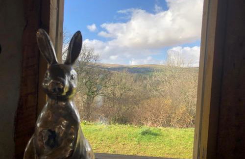 Rabbits 1or 2 bedroom hobbit style hillset earthen dartmoor eco home - Foto 28