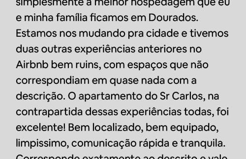 Apto charmoso na V Planalto perto Shopping com 2 Quartos de Casal ArCond Wifi 500megas Home Office e Garagem em Dourados - Foto 2