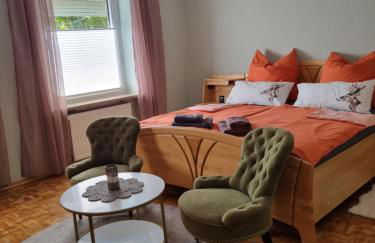 Ferienwohnung mit Garten und Bergblick - Foto 28