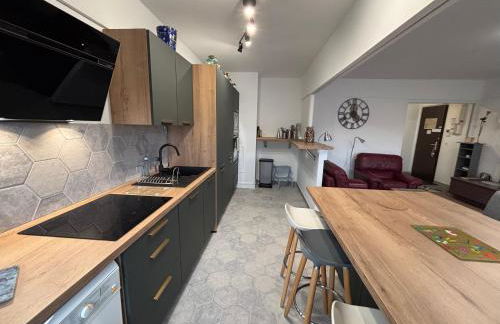 BedinReims elegant green bottle quiet and close to center free parking and wifi free ideal 5 à 9 Adultes - Foto 8