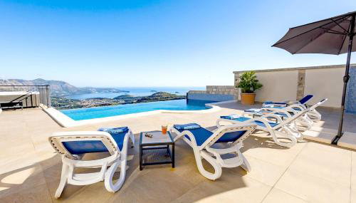 Luxury Villa Olive with pool and Jacuzzi near Dubrovnik - Foto 2, sunbed