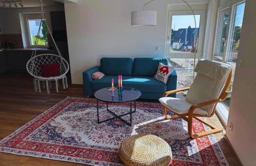 Frankenherz-Apartments - Premium Wohnung mit Terrasse & zwei Schlafzimmern, nahe Playmobil-Funpark, Self-Check-In - Foto 4