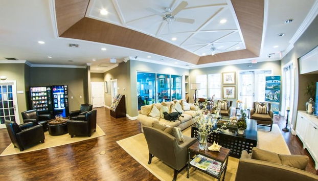 Zona de estar del vestíbulo