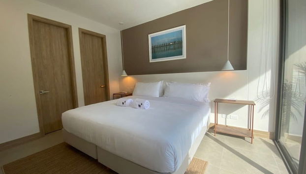 w Lively 1BR With Balcony in Cartagena - Foto 3, Habitación