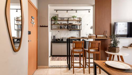 Flats Praia Uberlandia - Apt próximo ao Praia Clube - Area de lazer com Portaria 24 horas, piscina, academia, brinquedoteca, churrasqueira e áreas verdes para caminhadas - Foto 3