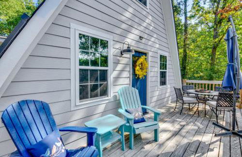 A-Frame Anderson Cabin Half Mi to Lake Hartwell! - Foto 1