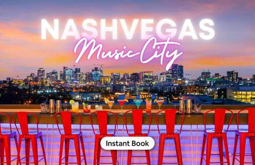 New NashVegas Downtown Rooftop City Views 13Beds - Foto 1