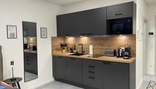 SweetHome - Studio Apartment Ergolding - Foto 2, stove, dishwasher, toaster