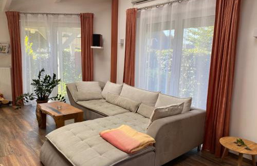 Moderne Ferienwohnung mit Kamin u Garten im EG 100qm Nähe Weser und Golfplatz - Foto 11