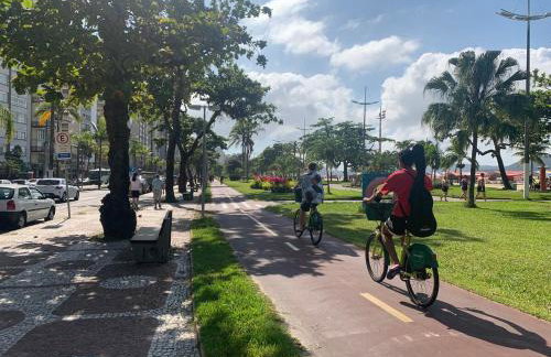 Apto22-Lindo -3 quartos- em Santos-SP com ar condicionado - Foto 49