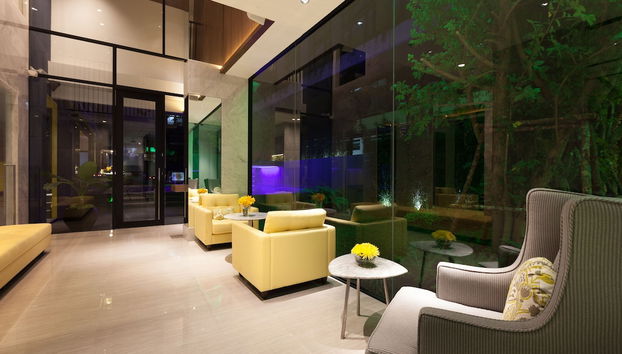 Zona de estar del vestíbulo