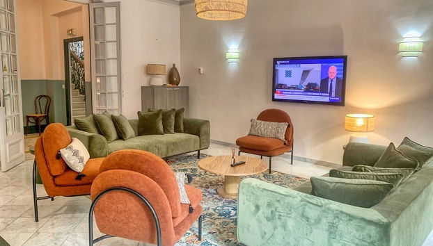 Zona de estar del vestíbulo