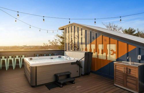 Luxury Hot tub Rooftop Deck Game Room Nashville - Foto 86