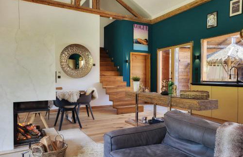 stylische Alpenlounge mit Pool, Blockhaus-Sauna und Jacuzzi für bis zu 12 Personen - Foto 32