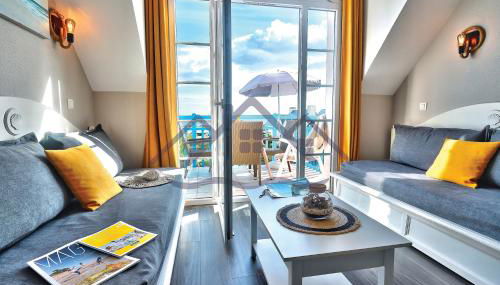 LocaLise au Guilvinec - A22 - Belle vue sur la mer, la piscine et le jardin - Tout à pied, plages, port, centre, commerces, marché - Wifi inclus - Animaux bienvenus - Linge de lit inclus - Foto 3