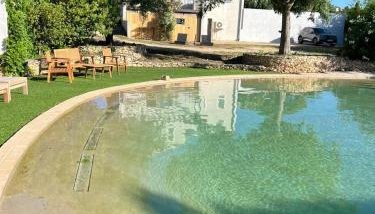 Villa 6 Pers Uzes piscine lagon et vue garrigue - Foto 2, Garden, Garden view