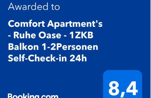 Deluxe Apartment - Ruhe Oase - 1ZKB Balkon - Parkplatz - Self Check-in 24h - Foto 20