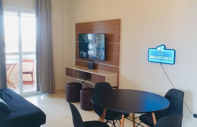 Pé na areia apto c vista mar e piscina - Foto 10