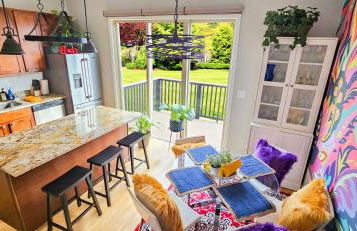 Art Downtown Fulton Market Entire 3 bedroom Home Sleep10 Private Garage Roof EV Tesla - Foto 29