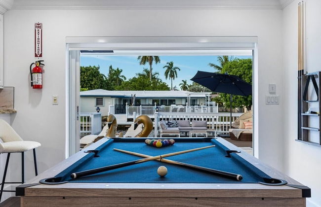 Fort Lauderdale 4Bd Villa Waterfront Dock Pool - Foto 16