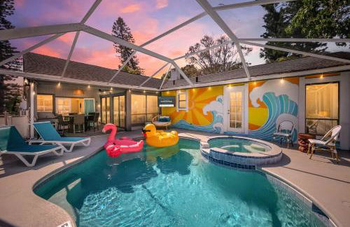 Funky Flamingo 3Kings Beach Gear Hot Tub & Pool - Foto 1