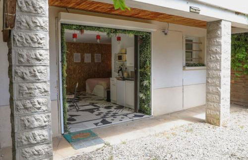 La Hutte de la Tortue Rez-de-jardin Patio au Calme - Foto 18