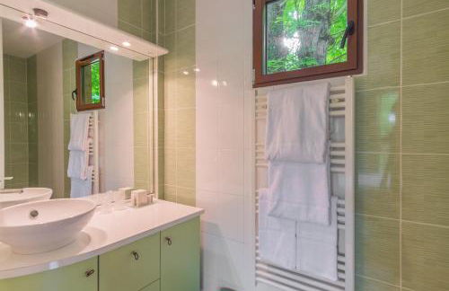 Cabane avec Jacuzzi privatif du Manoir du Parc - Adults only - Foto 12