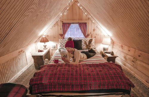 Cozy Log Cabin with an Indoor Fireplace Located on 70 Forested Acres in Leicester, Vermont - Foto 33