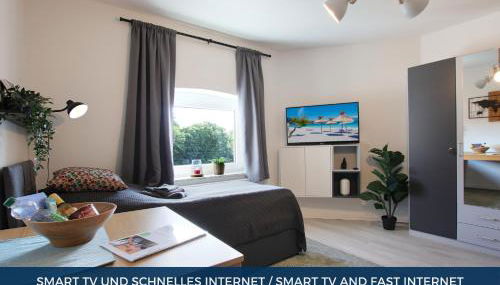 RtR Apartment Herne - Für 1 Person - Voll ausgestattet - Zentrum - Parken - Smart TV - WIFI - Modern - Foto 3
