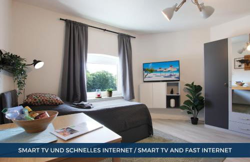 RtR Apartment Herne - Für 1 Person - Voll ausgestattet - Zentrum - Parken - Smart TV - WIFI - Modern - Foto 3