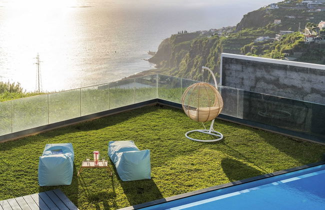 With Pool and Superb sea View - Villa Candelária - Foto 54