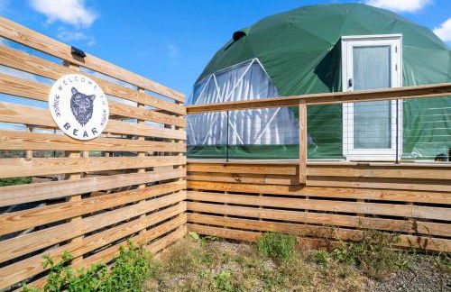 'The Bear Dome' with Barrel Hot Tub in Franklin - Foto 25