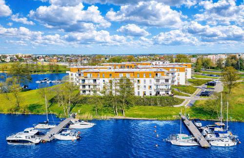 Marina Glamour - 3pok, widok na jezioro, klimatyzacja, parking podziemny, winda, Netflix - Foto 5