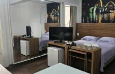 Lindo Flat localizado no 7º andar do Hotel S4 - Águas Claras - Brasília - Foto 1