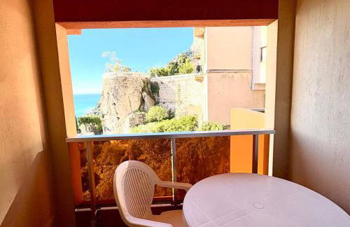 Studio 4 pers, balcon vue mer, Wi-Fi inclus - FR-1-827-22 - Foto 1