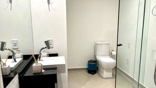 Studio moderno a 3min a pé do Allianz Parque - Foto 3, Shower