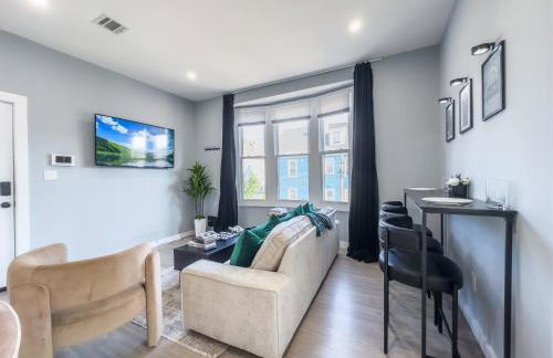 Stylish Secret, 1 FREE Parking, Sleeps 8, Walk to train and Red Bull Arena, 20 Percent OFF - Foto 11