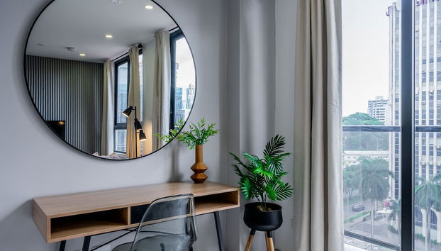 w Cozy 1BR w Great View in Calle 50 - Foto 3, Habitación