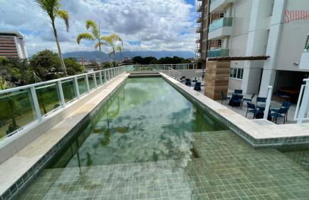 Ap próx ao shopping com garagem, piscina e ar - Foto 52