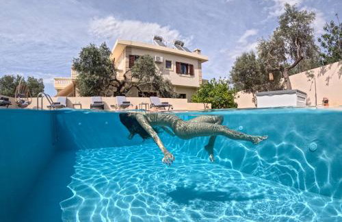 Villa Daratso with private heated pool view to the sea - Foto 14