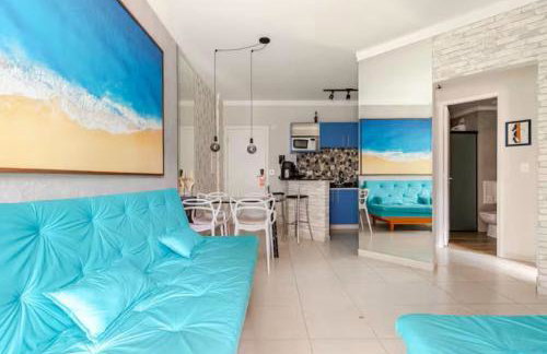 Flat Boulevard Riviera São Lourenço a 150m praia, Enxoval e Estrutura Completa - Foto 9