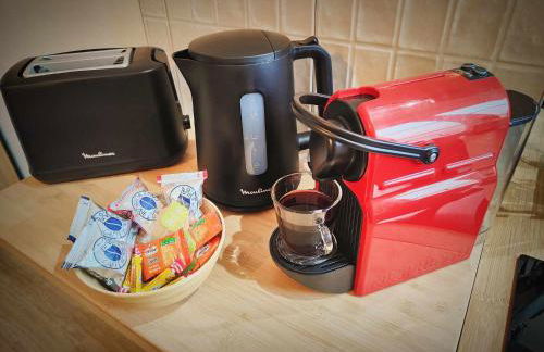 MRODBNB - Appart Neuf - Aperçu Mer - 25m Plage & Resto - Ciné - Cheminée - Popcorn - Foto 8