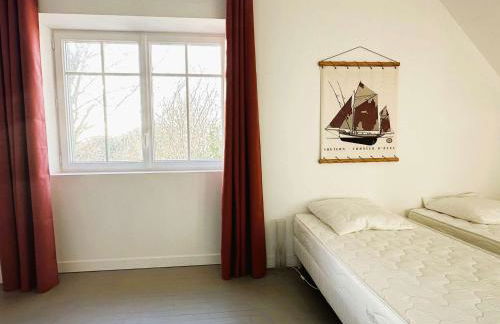 Maison rénovée avec jardin, proche plage Kerleven, 8 pers, Golf Cornouaille à 1.8 km - FR-1-481-153 - Foto 9